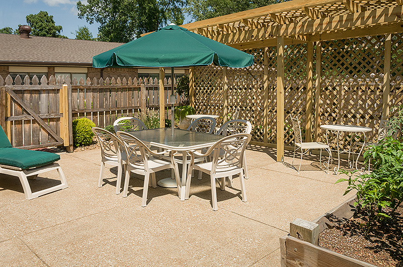 Bruceton Hollow Rock Patio Space
